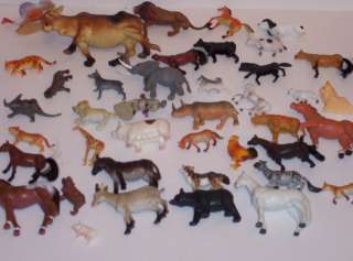 Animals Toy Huge Lot 285 Figures Some Vintage, Safari, Wild, Funrise 