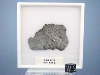 NWA 6222 Meteorite   Eucrite   Full slice 8.25g   NEW  