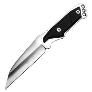   Wharncliffe Point Fixed Blade Knife w/ Nylon Sheath Striker Pommel New