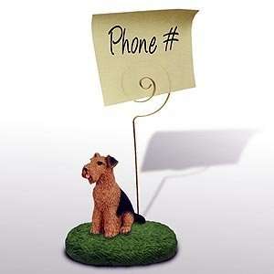  Airedale Terrier Note Holder