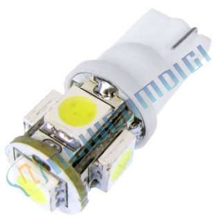 Xenon White T10 168 194 W5W Wedge 5 SMD 5050 LED LIGHT  
