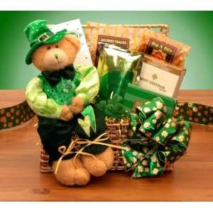 Saint Patricks Day Gift Basket Shamrocks Treasure Chest:  