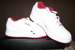 Boys Big Kids Sized New Reebok G Unit G6 II White Shoes with Red Trim 