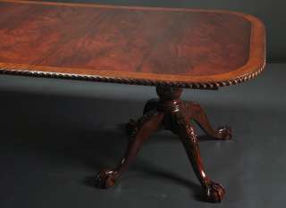 Description: Finest quality Chippendale style dining room table. Top 
