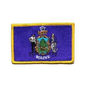  Maine State Flag Patch: Patio, Lawn & Garden