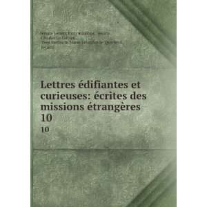   de Querbeuf , Jesuits Jesuits Letters from missions:  Books