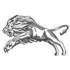 Tiger Lion Big Cat Panther Iron On Embroidered Patch  