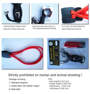 Pro Slingshot Pocket Catapult Outdoor Hunting Hunter Sling Shot 