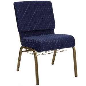   Chair 21 Wide Cloth Seat Goldvein Frame Book Rack: Home & Kitchen