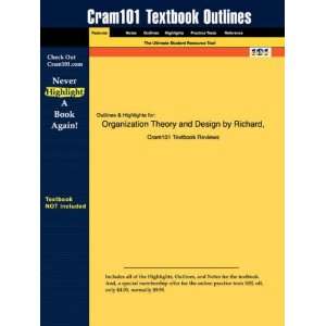  Studyguide for Organization Theory and Design by Richard Daft 