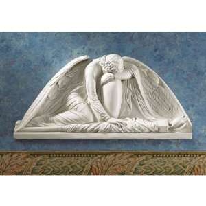  On Sale !! Weeping Angel Wall Pediment: Set of Two: Home 