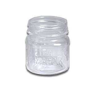  8 oz Metered Mason glass candle jar