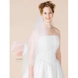  Continuous Pearl Edge Wedding Veil Beauty