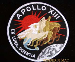 APOLLO 13 NASA Patch ASTRONAUT MOON TOM HANKS WOW  