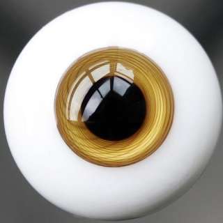 8mm Gold For BJD Doll Dollfie Glass Eyes Outfit  