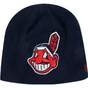  Cleveland Indians Big One Toque Knit Hat: Sports 