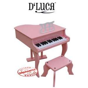   BABY GRAND PIANO WITH BENCH PINK DLBGP PK: Musical Instruments