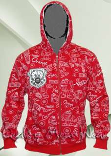 JH Design Large Royal M&Ms Adults Hoody Red 100% Cotton Officially 