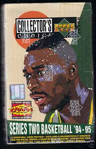 1994 95 Upper Deck Collectors Choice Basketball Wax Pack Box 2 UD 