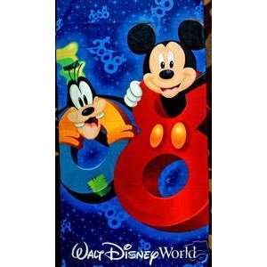 WDW 2008 Logo Mickey & Friends Beach Towel (Walt Disney World 