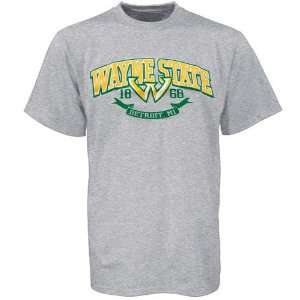  Wayne State Warriors Ash School Pride T shirt Sports 