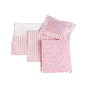  18 inch Doll Single Bed Linen Set Pink: Toys & Games