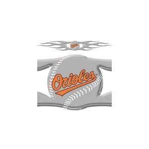    MLB Baltimore Orioles Decal   XL Flame Graphic: Sports & Outdoors