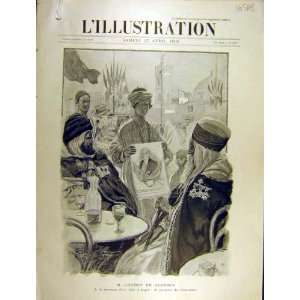  1903 Loubet Algeria Alger President Amiraute Print