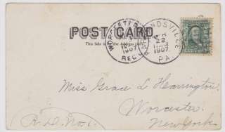 Farrandsville PA Furnace Stack 1907 Postcard  