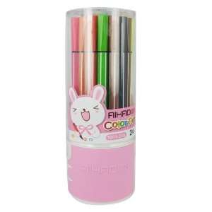 Cute 24pcs Water color Paint Pen, Washable Markers,Color Pen Set 