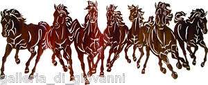 Horses Metal Wall Art Western Equestrian Horse 40 !!!  