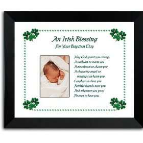  Baptism Gift   Irish Blessing   You Add a Favorite Photo 