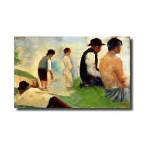   Sketch For The bathers At Asnieres 18 Giclee Print