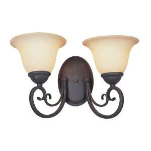  Trans Globe 2 Light Wall Sconce in Antique Bronze Finish 