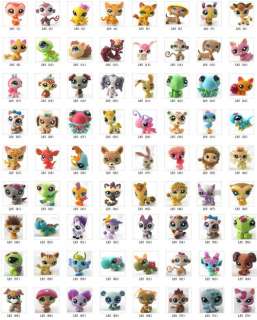 10pcs/lots Littlest Pet Shop Animals Loose Figures Collection Toy 10 