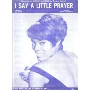  Sheet Music I Say A Little Prayer Dionne Warwick 69: Everything Else