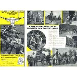   Canyon Dude Ranch Brochures Warrensburg New York 1946 