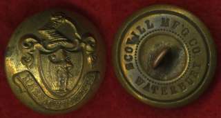 MS32 .. post Civil War Massachusetts State Seal Button  