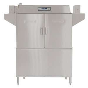  Hobart CL44e 11 Conveyor High / Low Temperature Dishwasher 