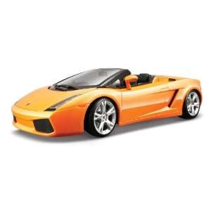   18 Scale Metallic Orange Lamborghini Gallardo Spyder Toys & Games