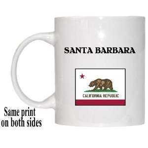   US State Flag   SANTA BARBARA, California (CA) Mug 