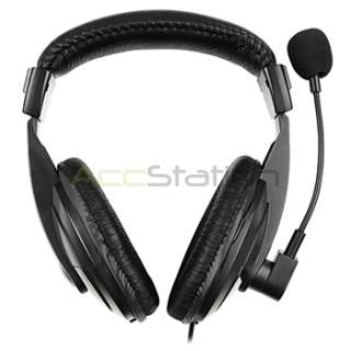 Hands Free Overhead Headset With Microphone For Voip Skype MSN  