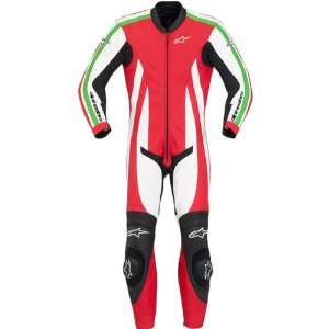 Alpinestars Monza Mens 1 Piece Leather On Road Motorcycle Race Suits 