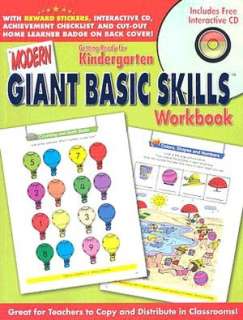 Modern Giant Basic Skills Getting Ready for Kindergarten Workbook