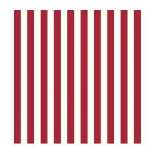   OS0800 1 Inch Stripe Wallpaper, Dark Red/White: Home Improvement