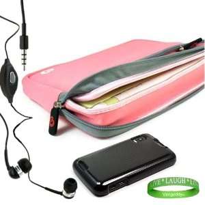  Atrix 4G Laptop Accessories Kit Pink Form Fit Neoprene Sleeve Cover 