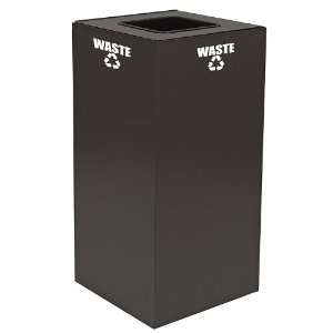 Witt Square Top Metal Recycling Container 28 Gallon