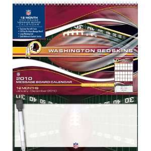   Redskins 2010 12 Month Message Board Calendar: Sports & Outdoors