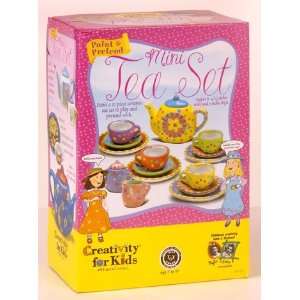  Paint and Pretend Miniature Tea Set: Toys & Games