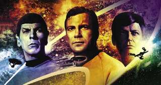   Trek TOS Kirk,Spock, Mccoy 12 1/6 Action Figure,dvd,bluray  